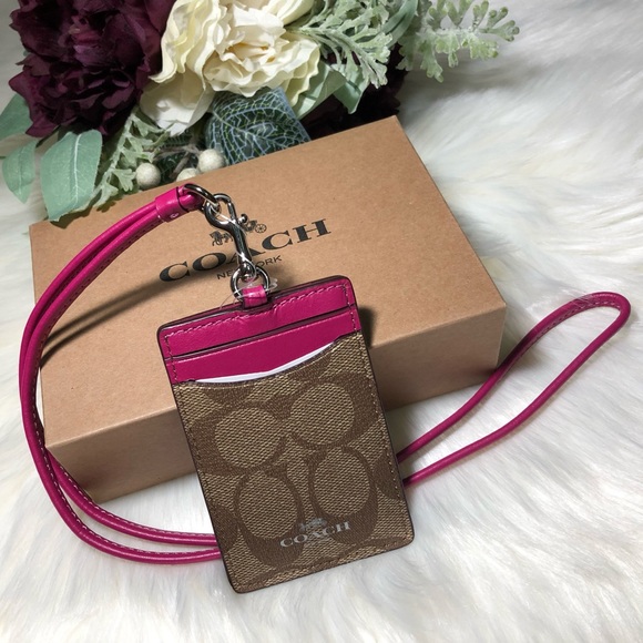Take A Look About Coach Id Holder And Lanyard